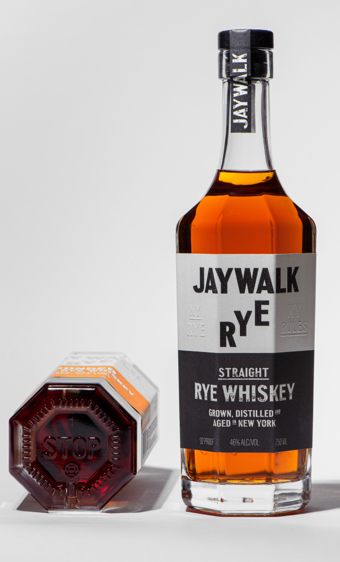 Enjoy our expanding selection of Jaywalk whiskey’s from NY Distilling Co.